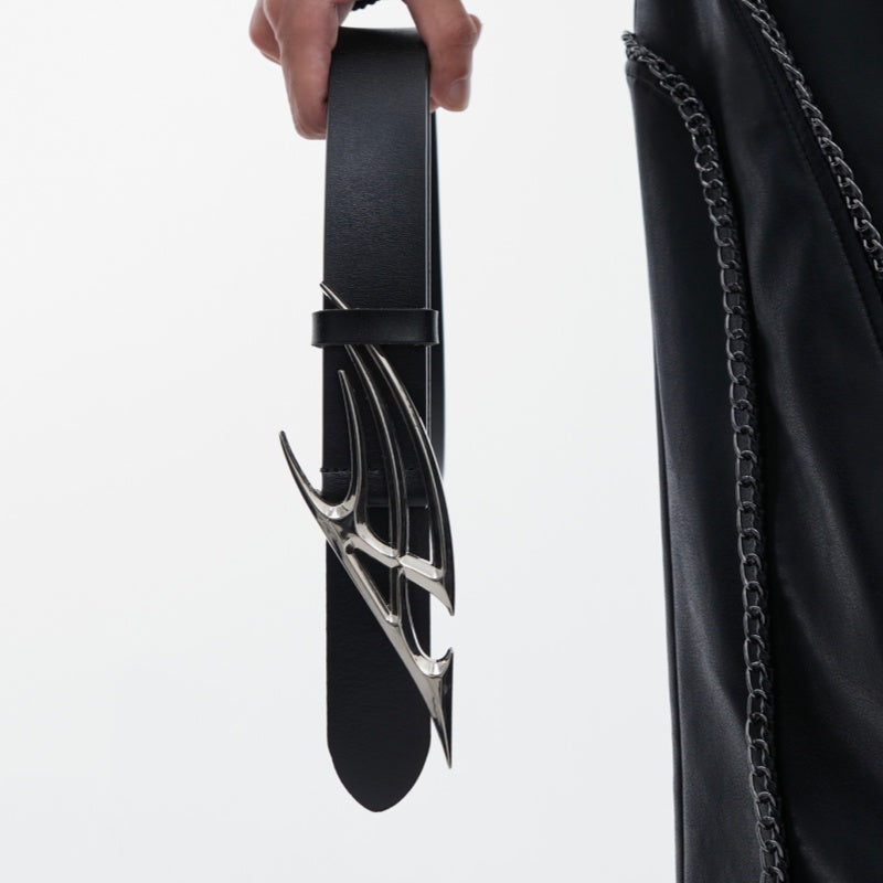 Thorn Unisex Fashion Belt – Minimalist Gender-Free Designer Waist Belt